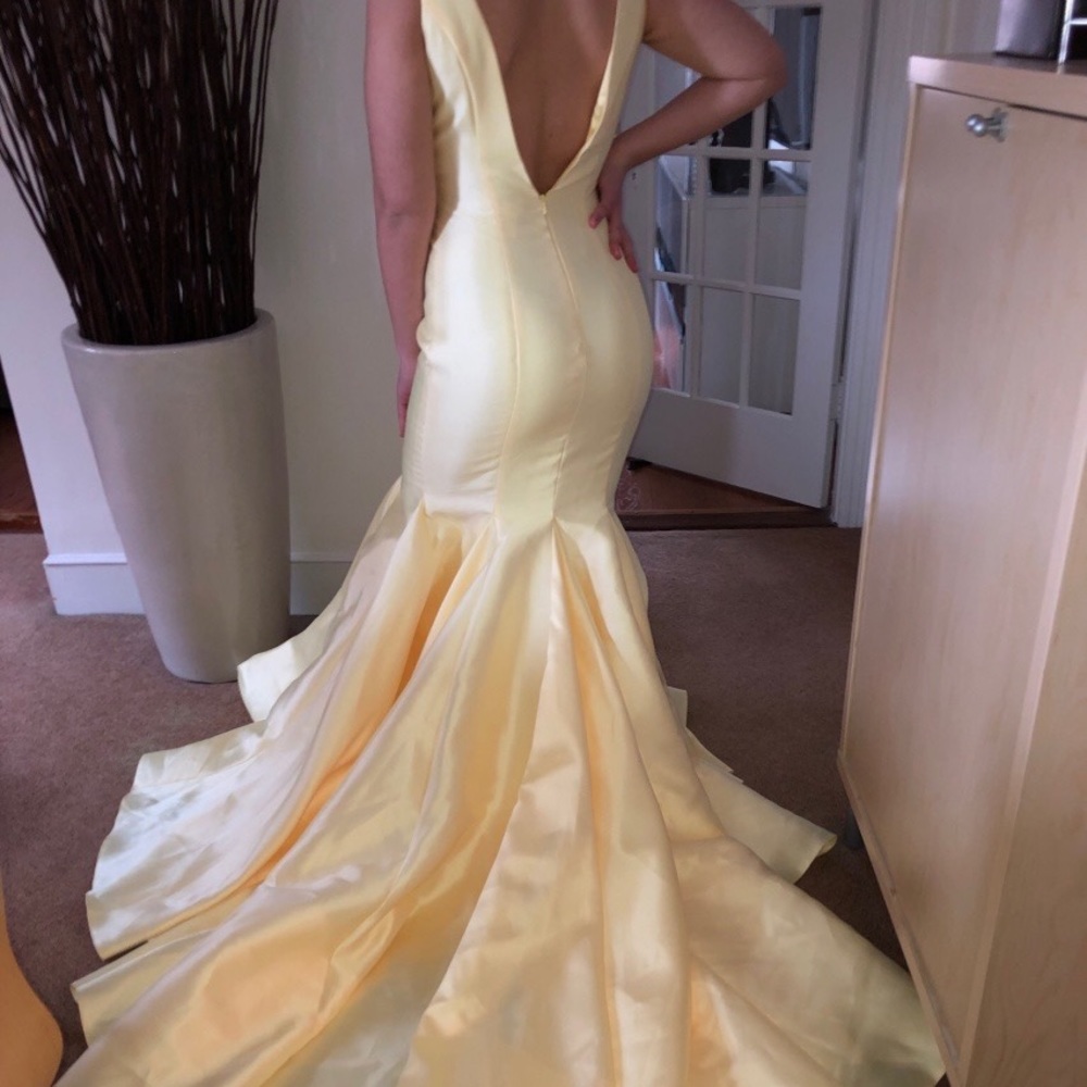 Yellow Jovani Prom dress